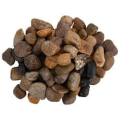 Greatstore Leštěné oblázky 10 kg mix barev 2–5 cm