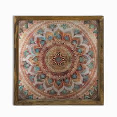 ASIR GROUP ASIR Obraz na MDF s rámem MANDALA 33 x 33 cm