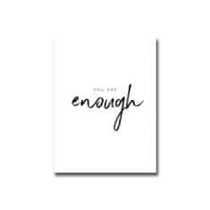 ASIR GROUP ASIR Obraz na MDF YOU ARE ENOUGH 30 x 40 cm