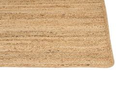 Beliani Jutový koberec 160 x 230 cm béžový BOGAZOREN