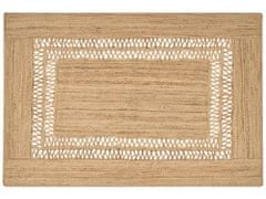 Beliani Jutový koberec 200 x 300 cm béžový YENIKOY