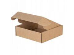 sarcia.eu Čtvercová poštovní krabice s okénkem, dárková krabice 13x13x4 cm x2