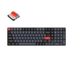 Keychron K17 Pro QMK/VIA Bezdrátová Mechanická Klávesnice 96%, podsvícená bílá, červený gateron