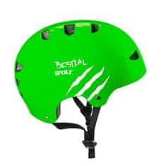 Bestial Wolf SKULLGREEN-B Casco verde talla grande 8-a-99-aos