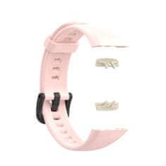 BStrap Silicone řemínek na Honor Band 6 / Huawei Band 6, sand pink