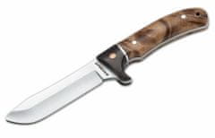 Magnum 02MB362 Kid's Knife dětský outdoorový nůž 8 cm, dřevo Palisander a Burl, kožené pouzdro