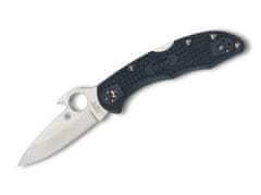 Spyderco C11PGYW Delica 4 malý všestranný nůž 7,4 cm, modrošedá, FRN