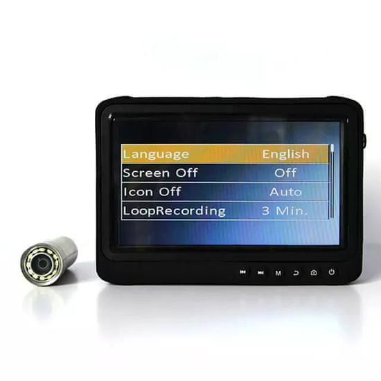 Secutek Inspekční kamera s 5" DVR monitorem 160° úhel záběru