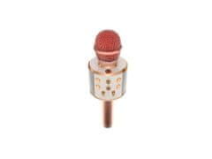 WSTER Karaoke mikrofon - světle růžová