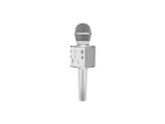 WSTER Karaoke mikrofon - stříbrná