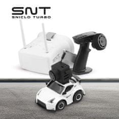 SNICLO SNT 370Z 1:100 2009 Atom-Q Series Car Remote Control Version White (Car+RC+FPVBOX RACE+Goggles)