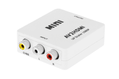 shumee Převodník signálu AV zásuvka - CHINCH CVBS + AUDIO - zásuvka HDMI