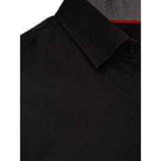 Dstreet Pánská košile VOS černá dx2535 XL