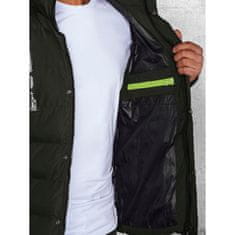 Dstreet Pánská zimní bunda prošívaná LOSTA zelená tx4624 M