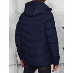 Dstreet Pánská zimní bunda prošívaná TASA tmavě modrá tx4631 XXL