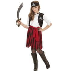Widmann Dívčí pirátský karnevalový kostým, 128