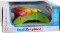 Small foot Dětské hudební nástroje xylofon šnek