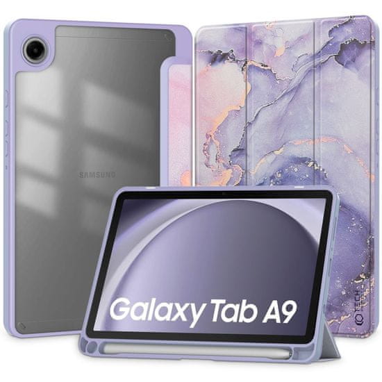 Tech-protect SC Pen Hybrid pouzdro na Samsung Galaxy Tab A9 8.7'', violet marble