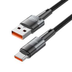 Tech-protect Ultraboost kabel USB / USB-C 66W 6A 3m, černý