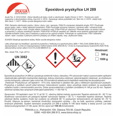 Traiva Natírací epoxidová pryskyřice s fotoluminiscenčním pigmentem EN 100 Natírací epoxidová pryskyřice s fotoluminiscenčním pigmentem EN 100, Svítí zelenožlutě (hmotnost 800 g) Kód: 26547