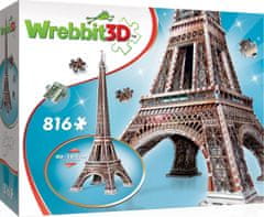 Wrebbit 3D puzzle Eiffelova věž 816 dílků