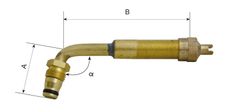 FERDUS Ventily pro EM pneumatiky, různé velikosti - Varianta: Varianta: výška 22.5 mm. závity 7.6 a 12.6 mm