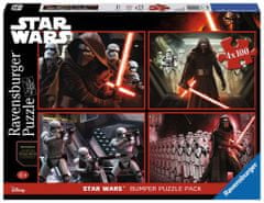 Ravensburger Puzzle Star Wars Epizoda IV 4 puzzle v balení 100 dílků