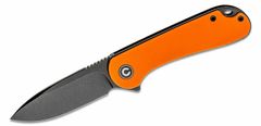 Civilight C907Y Elementum Orange kapesní nůž 7,5 cm, Black Stonewash, oranžová, G10