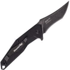 Fox Knives BF-729 BLACK FOX "KRÁVÍ" FOLDING KNIFE BLACK G10 HANDLE BLACK STONE WASHED BLADE