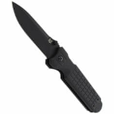 Fox Knives FX-446 B PREDATOR II kapesní taktický nůž 9,5 cm, celočerná, FRN