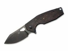 Fox Knives FX-527 CF YARU kapesní nůž 7 cm, Stonewash, uhlíkové vlákno, titan 