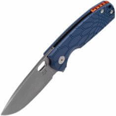 Fox Knives FX-604 BL CORE všestranný kapesní nůž 8 cm, Stonewash, modrá, FRN