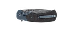 Fox Knives FX-F2017 D 40° ANNIVERSARY KNIFE kapesní nůž 8,5 cm, damašek, uhlíkové vlákno, krabička