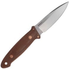 Böker Plus 02BO029 Cub Pro všestranný nůž 9,5 cm, hnědá, Micarta, kožené pouzdro