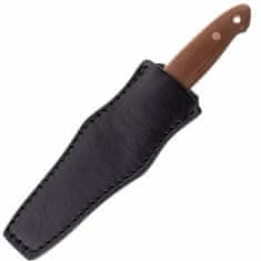 Böker Plus 02BO029 Cub Pro všestranný nůž 9,5 cm, hnědá, Micarta, kožené pouzdro