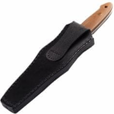 Böker Plus 02BO029 Cub Pro všestranný nůž 9,5 cm, hnědá, Micarta, kožené pouzdro