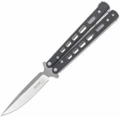 Böker Plus 06EX002 BALISONG SMALL malý motýlkový nůž 8,2 cm, černá, titan, G10