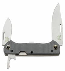 Benchmade 317 WEEKENDER kapesní nůž se dvěma čepelemi, šedá, G10