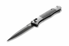 Benchmade 4170BK FACT automatický kapesní nůž 10 cm, černá, hliník, uhlíkové vlákno 