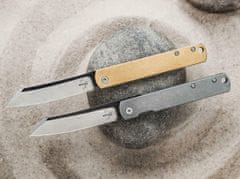 Böker Plus 01BO368 Zenshin kapesní nůž 7,5 cm, Stonewash, nerezavějící ocel, spona