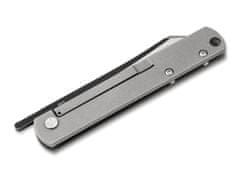 Böker Plus 01BO368 Zenshin kapesní nůž 7,5 cm, Stonewash, nerezavějící ocel, spona