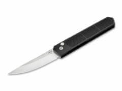 Böker Plus 01BO473 Kwaiken Grip Auto automatický nůž 8,5 cm, černá, hliník, spona
