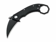 Böker Plus 01BO515 HEL KARAMBIT kapesní karambit 6,1 cm, černá, G10, spona, nylonové pouzdro