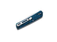 Böker Plus 01BO557 TECH TOOL BLUE Damast kapesní nůž 7,1 cm, modro-černá, G10, rozbíječ skla