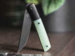 Böker Plus 01BO614 Urban Trapper Premium Jade kapesní nůž 9 cm, černá, průhledná, G10, titan