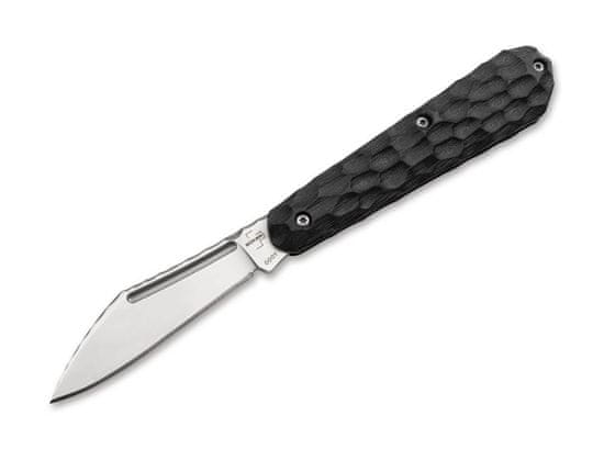 Böker Plus 01BO641 Koteyka kapesní nůž 6,6 cm, Stonewash, černá, G10