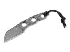 Böker Plus 02BO069 Kazhan nůž na krk 5,7 cm, Stonewash, ocel, pouzdro Kydex, řetízek