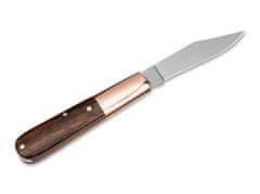 Böker Manufaktur 110045 Barlow kapesní nůž 6,6 cm, dřevo Ironwood, měď, pouzdro