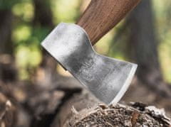 Böker Plus 09BO258 Appalachian Axe Damast sekera 6,5 cm, damašek, ořechové dřevo, pouzdro