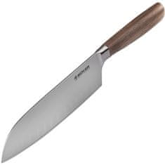 Böker Manufaktur Böker Manufaktur Solingen130735 Core Santoku kuchyňský nůž 16,5 cm, dutý okraj, ořechové dřevo